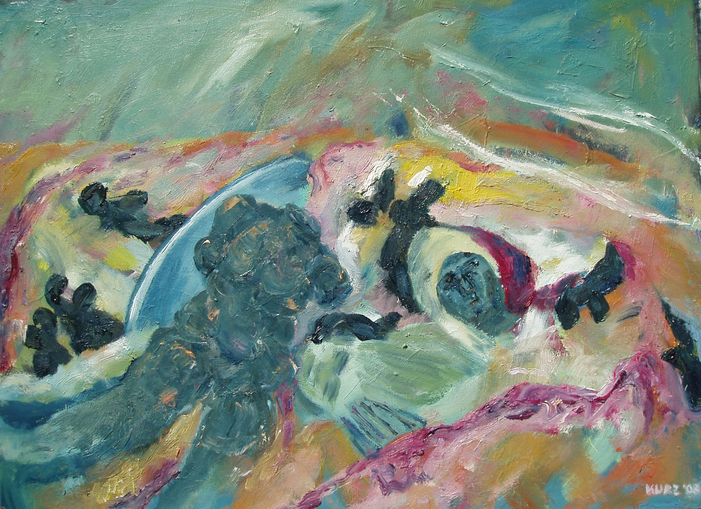 Im-Sturm-der-Geschichte-2008-Öl-80x60cm