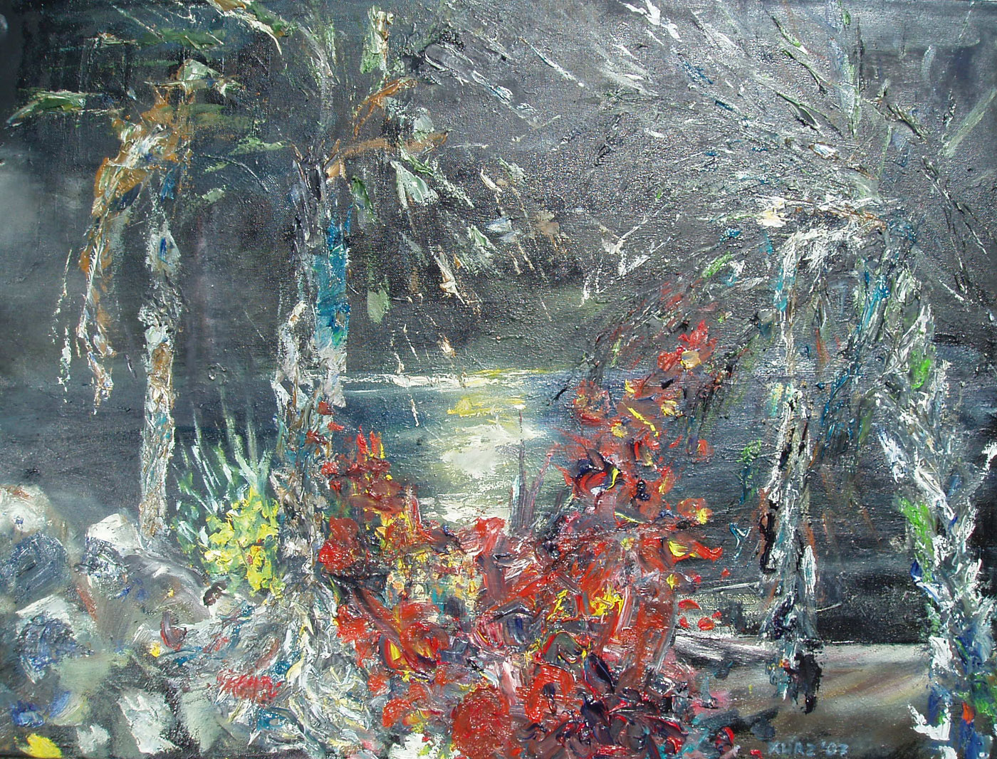 Bei Lasphe, 2007, Oel, 80x60 cm