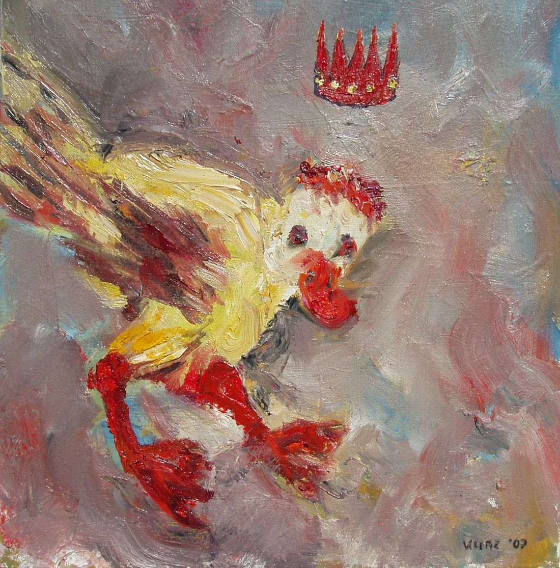 Entlein-2007-Öl-50x60-cm