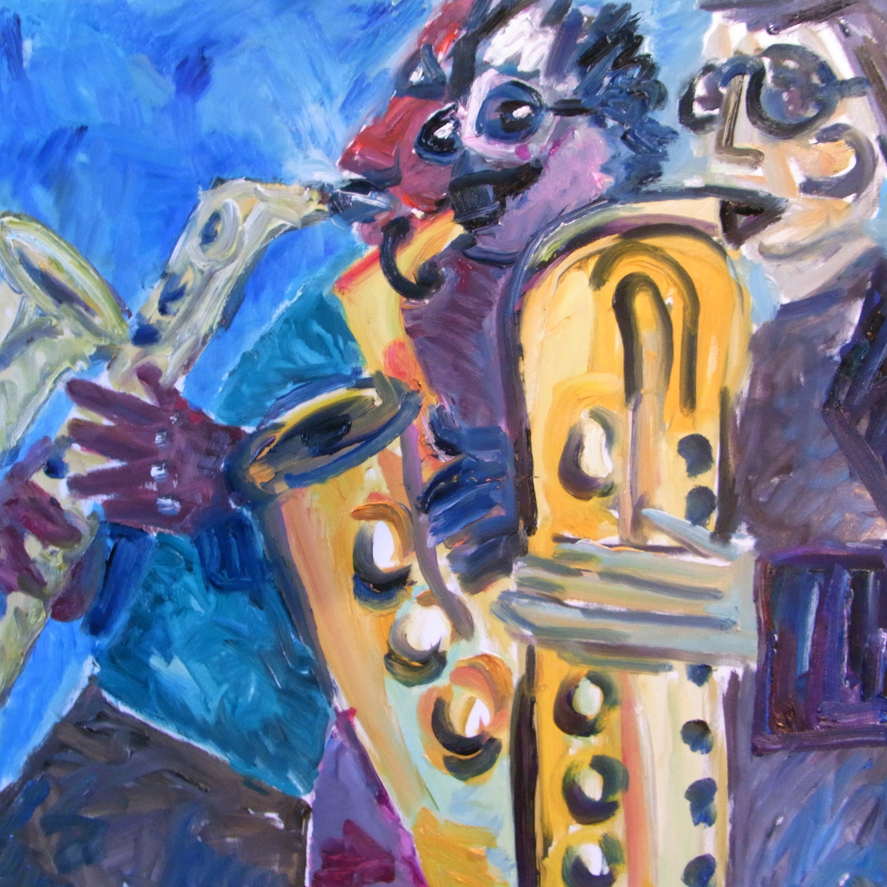 Jazz 10, 2010, oel, 80x80cm