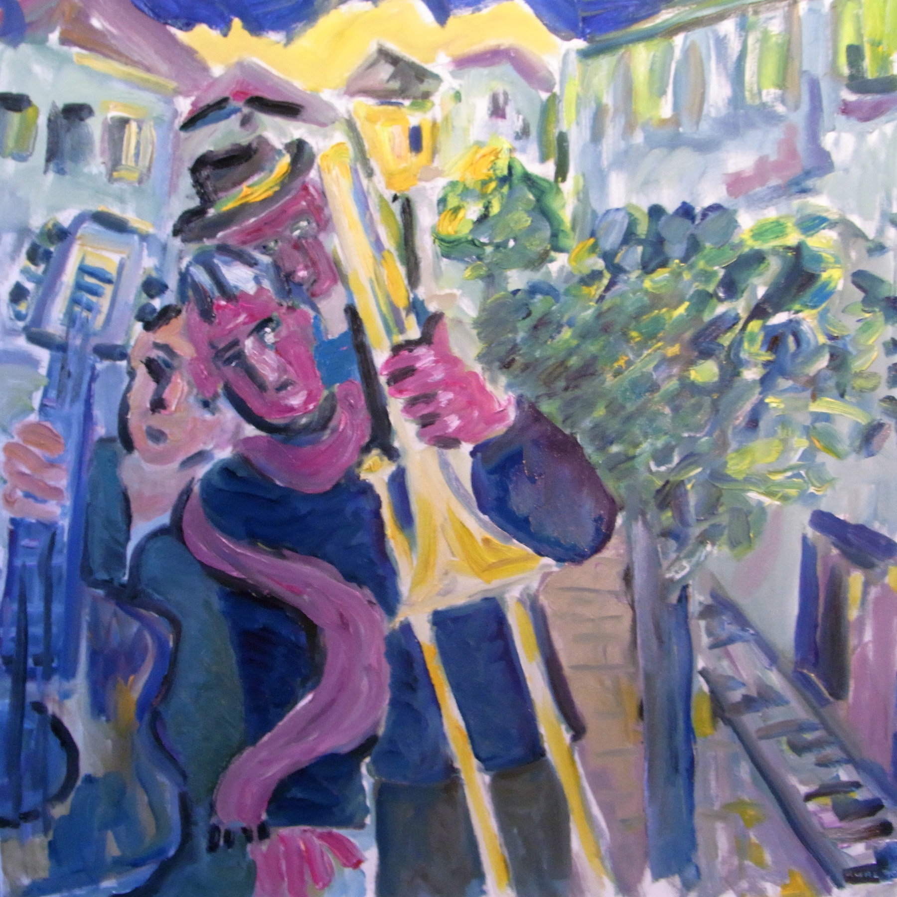 Jazz 17, 2010, oel, 80x80cm