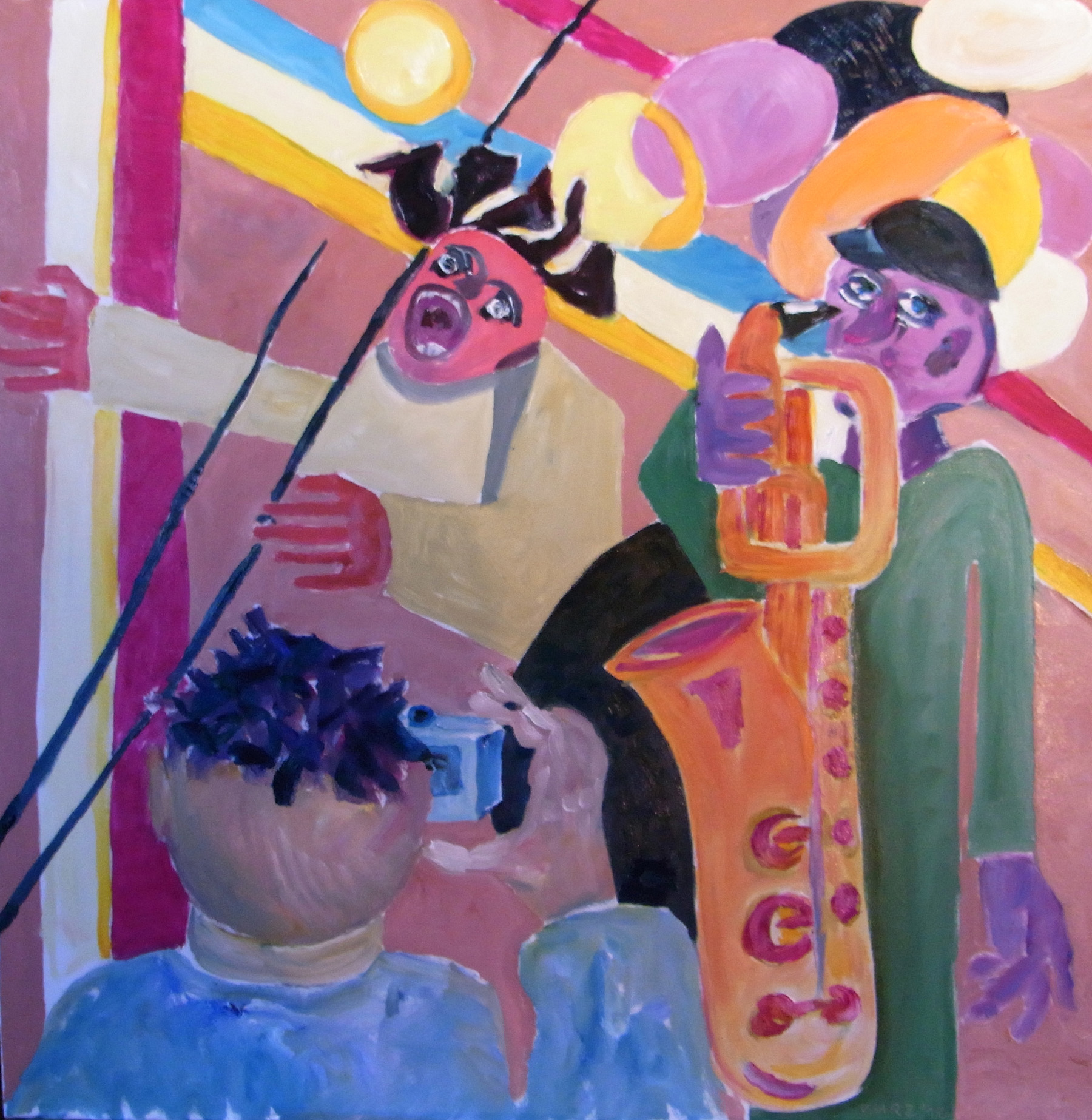 Jazz 21, 2010, oel, 80x80cm