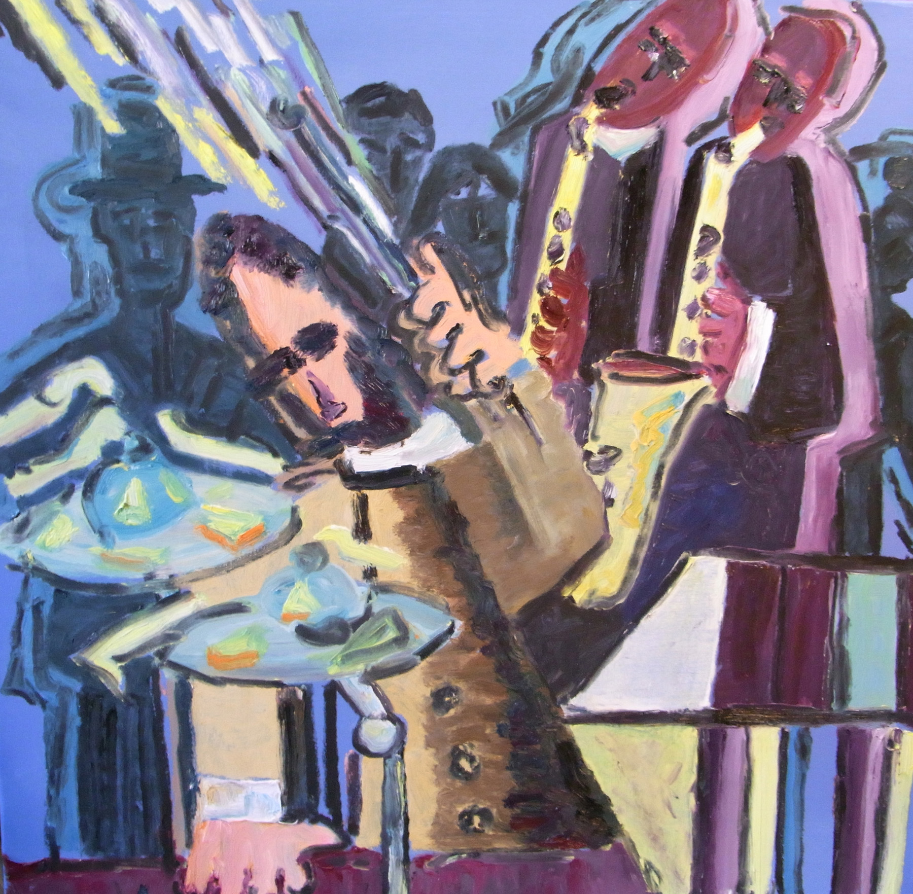 Jazz 3, 2010, oel 80x80cm