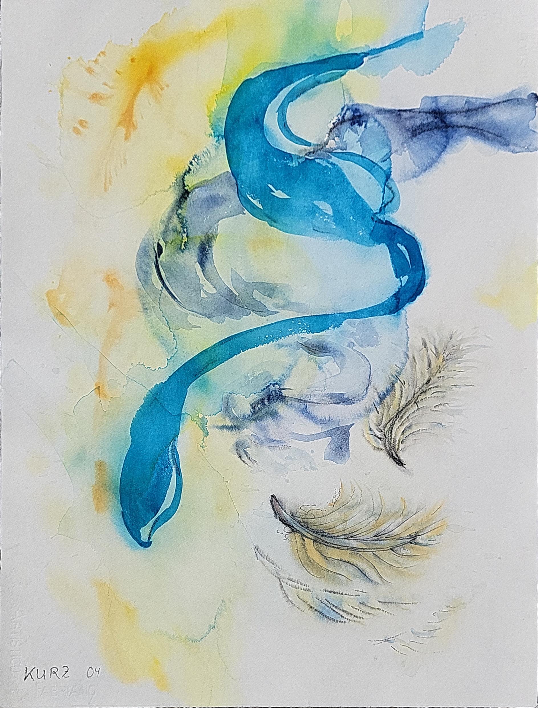 O.T.Aquarell 1, 56x76 cm, 2004