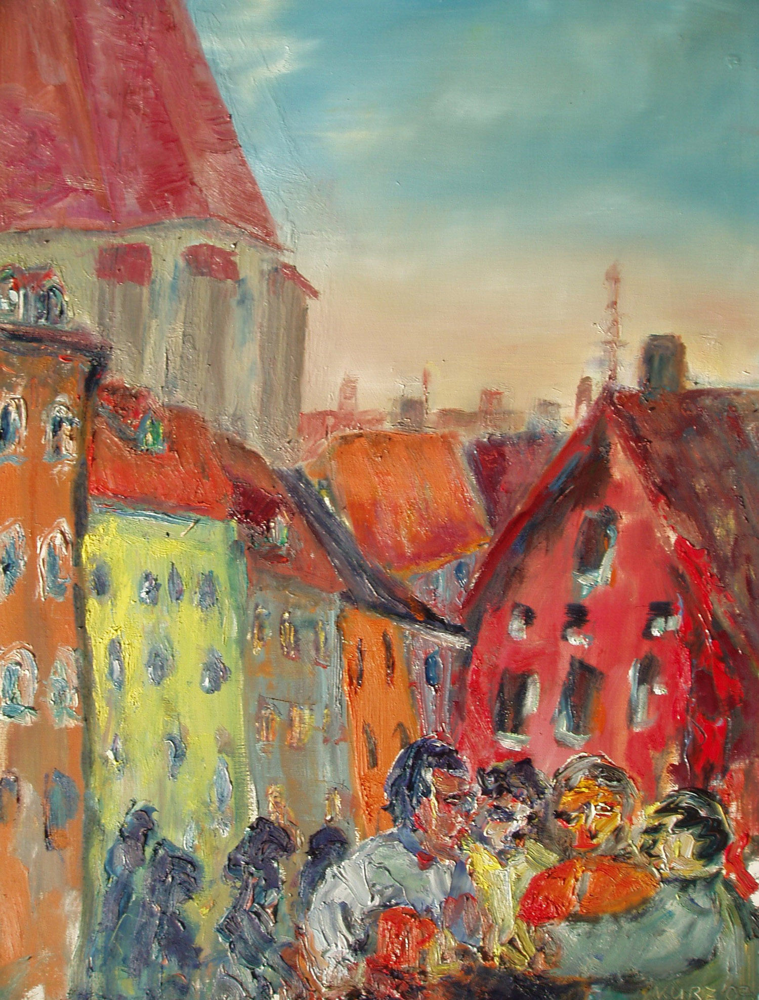 Landsberg, Schlossergasse, 2007, 60x80cm