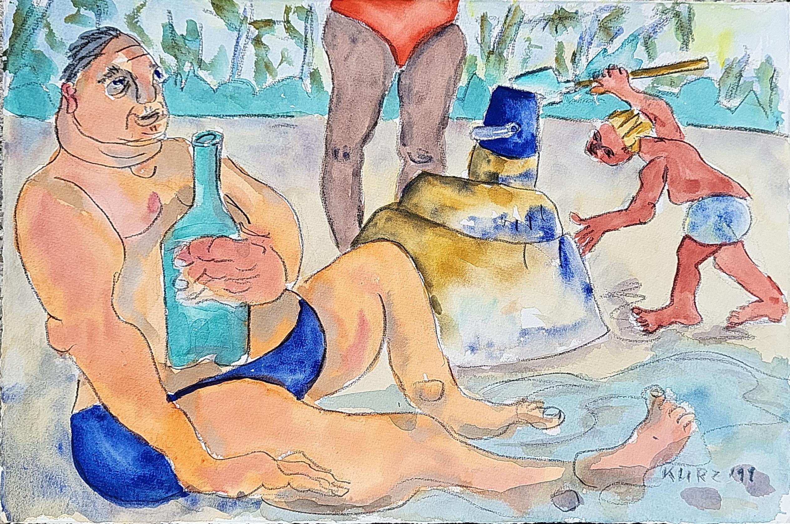 Sommer, Aquarell, 6, 2011, 60x40cm