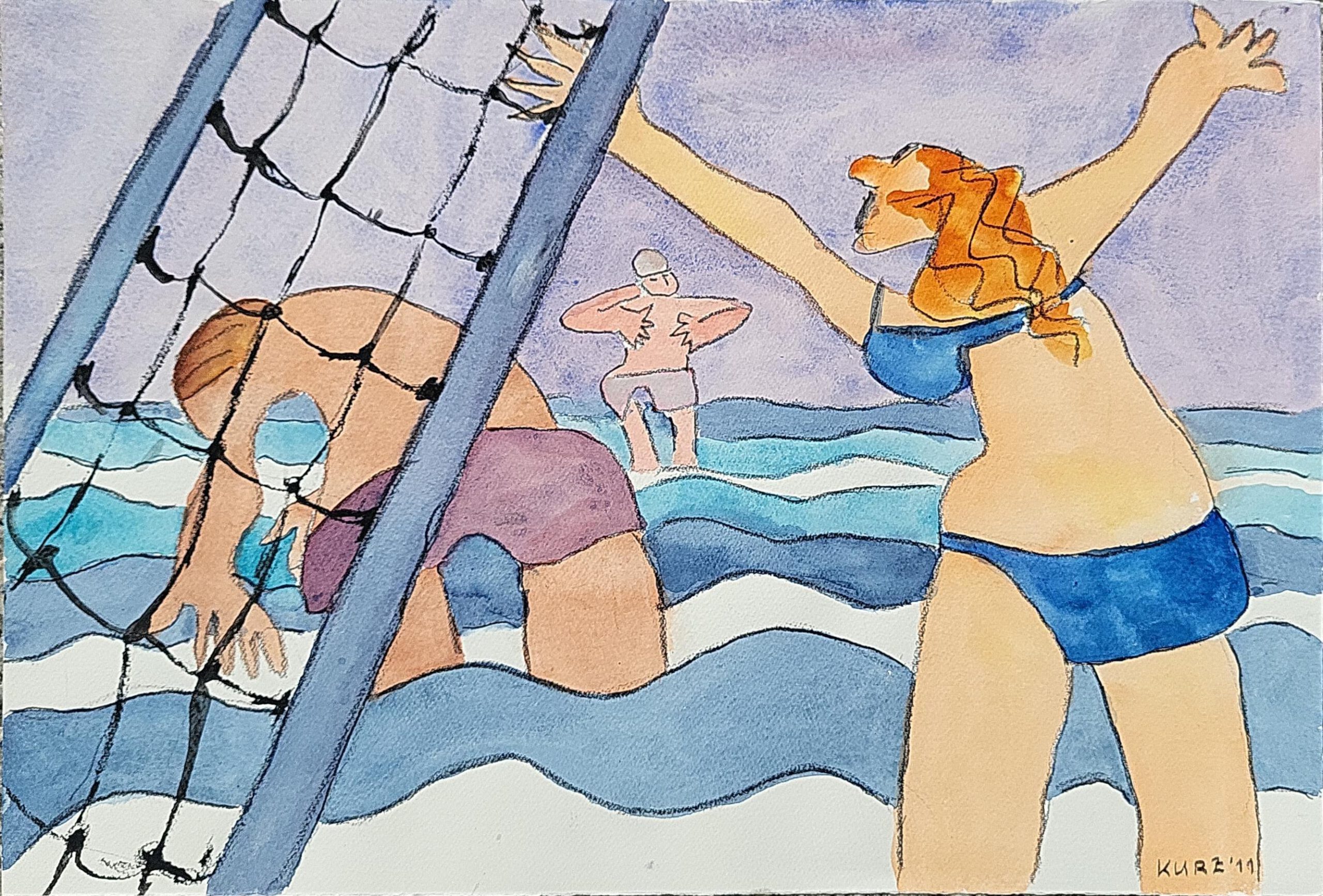 Sommer, Aquarell, 3, 2011, 60x40cm