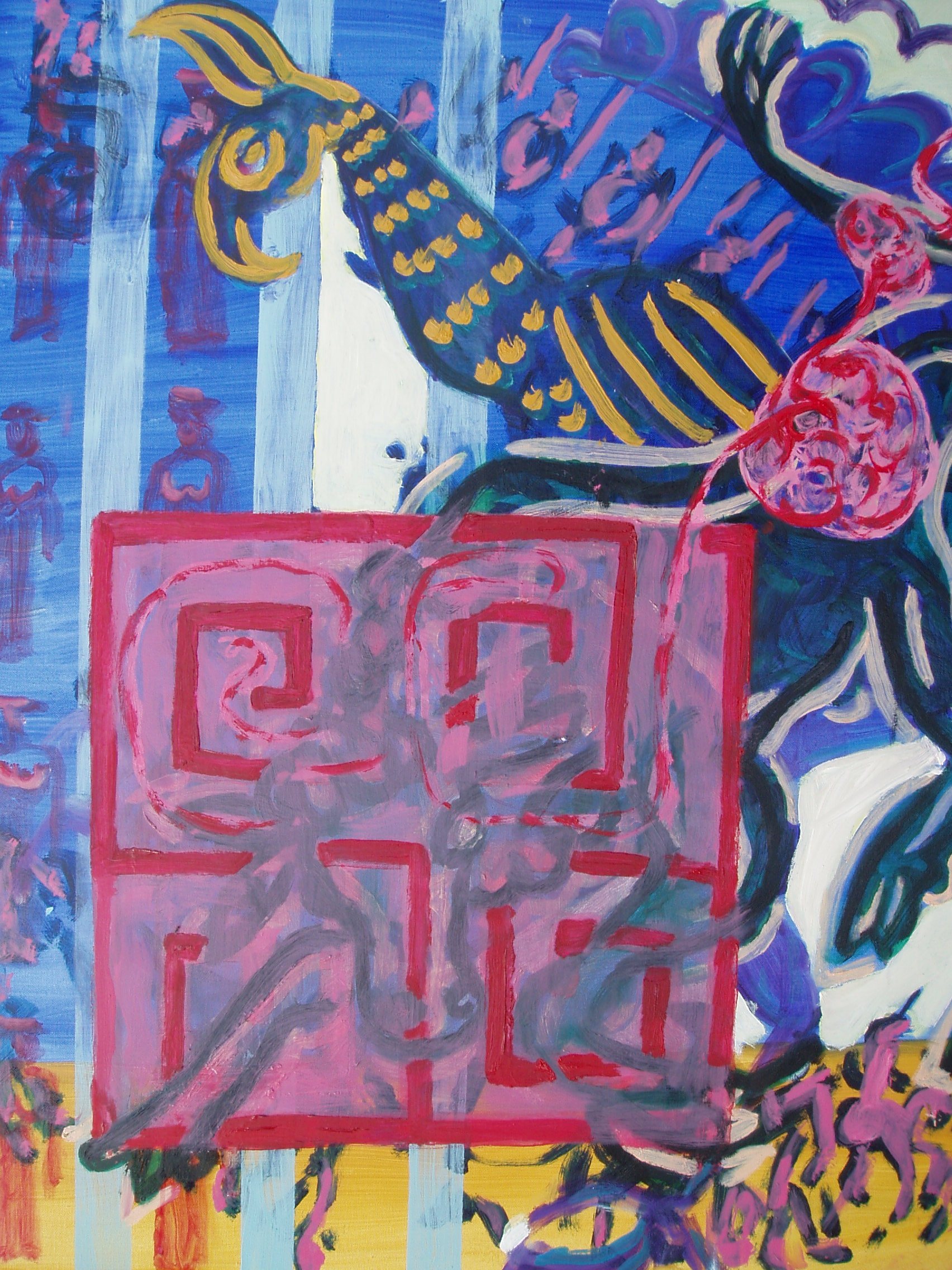 'Mykene'-2009-Öl-80x100cm