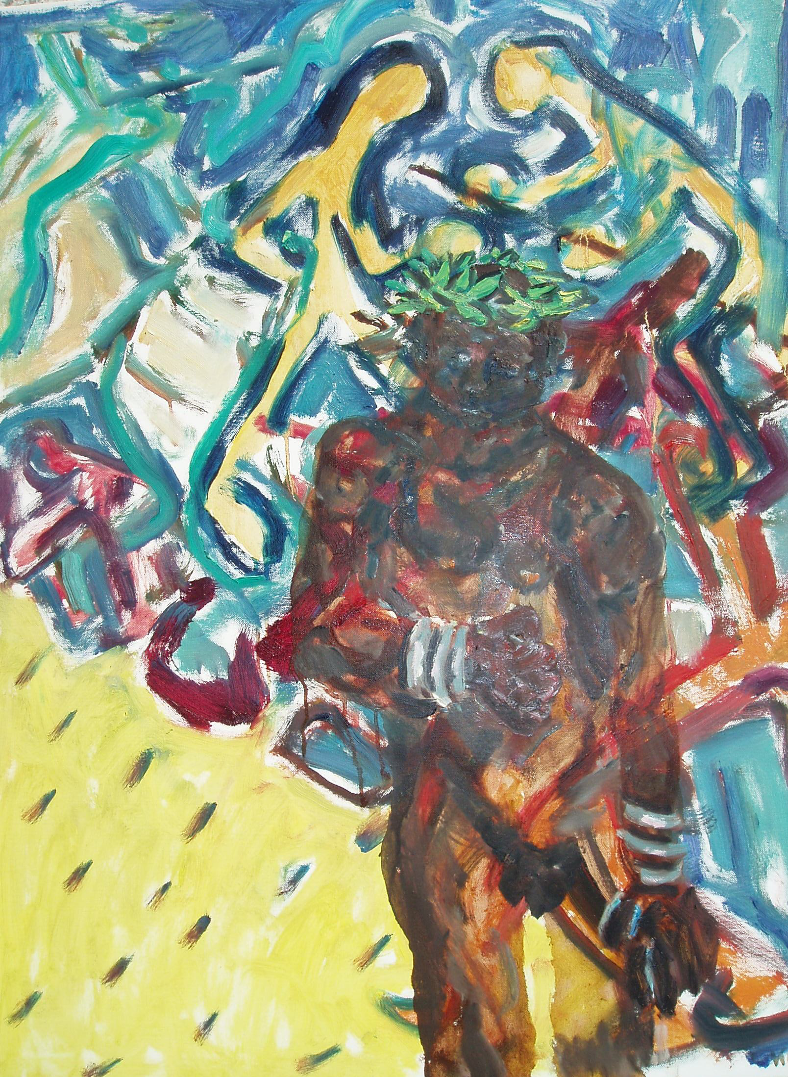 'Olympionike', 2009, Öl, 80x100cm